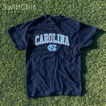 2026 Summer New Printed Short Sleeve Tops, Vintage Gators Shirt, Carolina Team Shirt, Sports Teams Collection, Team Pattern Series Tops, Gift For Fans, Available In All Sizes-Unisex Summer Casual Vintage Cotton Printed T-Shirts For Couples-L48 - Xanh hải quân 2 - Xem 17