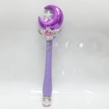 月亮和星星造型的魔法棒，带灯光和音效，魔术道具，适用于生日派对、节日聚会、角色扮演和其他场合，也可用于爱好、收藏、派对用品、万圣节和圣诞节等。 - 彩色 - 查看 19