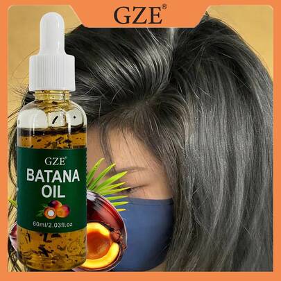 GZE Batana Hair Oil, Strengthens And Nourishes Hair - Eliminates Split Ends, Enhances Shine, Suitable For All Hair Types