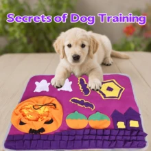 宠物嗅闻垫，狗狗藏食益智玩具，慢食减压嗅闻毯，适用于金毛寻回犬及中小型犬 - 彩色 - 查看 3