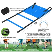 50 Piezas Conos de Entrenamiento de Fútbol – 3 Colores: Azul, Naranja, Mixto - Azul - Ver 4