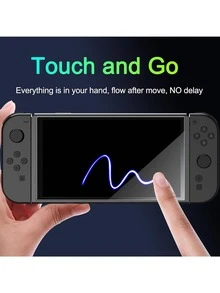 XINHONGYU Switch 2 Console Screen Protector, 7.9 Inch, Switch 2 Tempered Glass Screen Protector, High Definition Transparent, Scratch Resistant, Case Friendly, Easy Installation No Bubbles - View 6