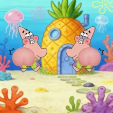 SpongeBob SquarePants 1 Set Car Door Protector, Toilet Seat Protector Sticker, Cute Cartoon Butt Anti-Scratch Rearview Mirror Sticker, Butt Sticker, Phone Case Decor, Car Door Protector Sticker, Soft Butt Sticker, Fun Party Favor, Classroom Reward Gift, Holiday Party Gift, Party Favor Bag Filler, Cute Small Item - Multicolor - View 4