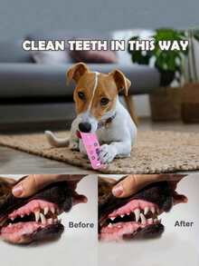1pc Pet Dog Chew Toy, Silicone Simulated Remote Control Chew Toy, Suitable For Dogs & Cats, Reusable - Multicolor - View 7