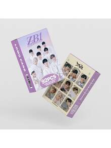 92pcs Card Set (60 Cards + 32 Stickers), Double-Sided LOMO Cards Bookmarks, Holiday & Christmas Gift - Sets - View 8