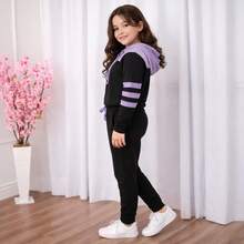 "Fun And Comfortable Girls' Sweatshirt" (4 To 14 Years Old) - Red Violet - View 2