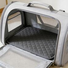 可重复使用和可清洗的宠物尿垫 - 四层防水吸水，适用于小型/中型/大型宠物，用于犬猫如厕训练，保持宠物干爽舒适 - 深灰色 - 查看 4