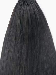 Tóc nối móc Feather Crochet Hair Extensions 18 inch 50g thẳng, không thắt nút, đã được tách sẵn, dạng lọn vô hình, nhẹ, có thể tái sử dụng, dành cho phụ nữ có mái tóc tự nhiên. - SNatural - Xem 5