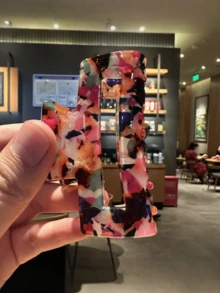 1 chiếc kẹp tóc hình móng vuốt cá mập kiểu Mỹ cổ điển, nhuộm tie-dye, thiết kế tối giản thanh lịch dành cho nữ, thích hợp cho mùa hè, kỳ nghỉ, du lịch. - Nhiều màu - Xem 4