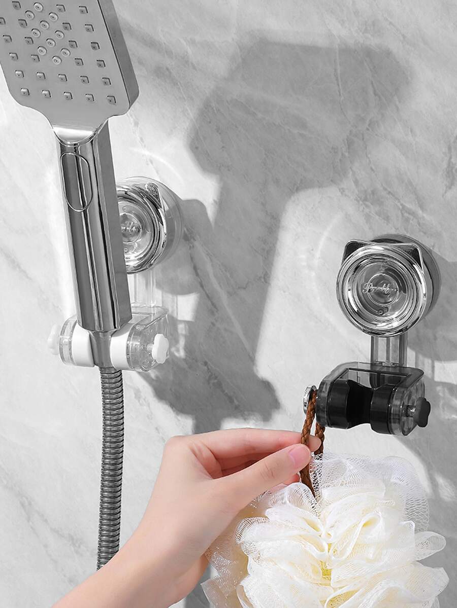 1 chiếc kệ đựng đồ nhà tắm hình mèo dễ thương, có giác hút, không cần khoan, di động tiện dụng. - A - Xem 1