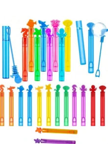12/24/48/60pcs Mini Bubble Wands, Ocean Creature Shaped Bubble Bottles, Mini Test Tubes (Bubble Liquid Not Included), Party Entertainment Tool, Suitable For Creating Atmosphere At Weddings, Celebrations, Anniversaries, Parties, Birthday Gifts/Graduations/Enrollment Ceremonies. Interactive Bubble Blowing Toys For Children, For Kids - Multicolor - View 13