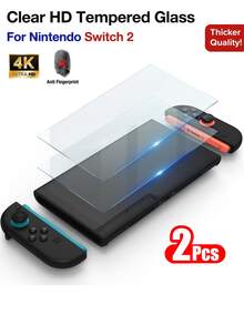 XINHONGYU Switch 2 Console Screen Protector, 7.9 Inch, Switch 2 Tempered Glass Screen Protector, High Definition Transparent, Scratch Resistant, Case Friendly, Easy Installation No Bubbles - View 13