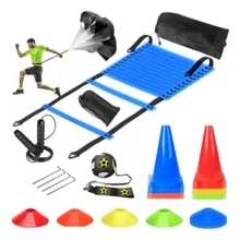 50 Piezas Conos de Entrenamiento de Fútbol – 3 Colores: Azul, Naranja, Mixto - Multicolor - Ver 8