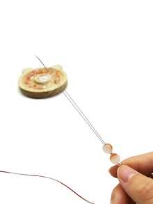 弯头串珠针工具套装，大眼孔，大孔弯针，10厘米/11.7厘米，用于手工DIY手链、项链、珠宝制作的穿珠针 - 開口穿線器 - 查看 8