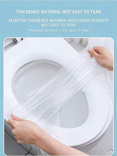 10pcs/20pcs/30pcs/50pcs/80pcs/100pcs,Disposable Transparent Toilet Seat Covers, Individually Wrapped, PortableTravel Toilet Seat Covers, Waterproof Toilet Seat CoversEssential For Home UseA Must-Have Travel Accessory For Business Trips, Camping, Hospitals, Hotels And MoreEnsure Personal Hygiene When Using Public Restrooms While OutLightweight And PortableBathroom Decor, Autumn Decor