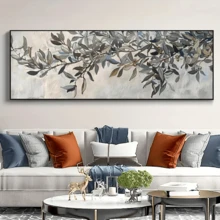 1 Pieza Cuadro de Lienzo de Árbol de Olivo, Estilo de Arte Decorativo Clásico Moderno, Póster de Pintura al Óleo Enmarcada, Tema de Paisaje, Patrón de unicolor, Adecuado para Interior/Exterior, Sala de Estar, Dormitorio, Cocina, Comedor, Decoración de Aula, Tema de Paisaje, Estilo de Decoración de Arte, Estilo Clásico, Estilo Moderno, Otoño, Primavera - Multicolor - Ver 4
