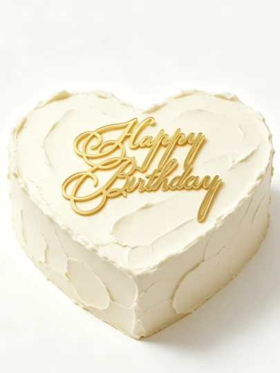 3件套生日蛋糕装饰品，蛋糕装饰，甜点桌装饰用品，烘焙装饰和厨房必备品，是节日和圣诞节的理想礼物