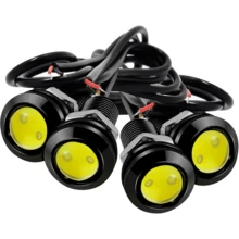 4 buah lampu LED COB Eye 18mm DC 12V untuk mobil, lampu siang hari, lampu mundur, lampu sorot, bohlam kecil yang cocok untuk mobil dan sepeda motor. - Y Y - View 15