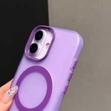 DECOPHONE High-Quality Candy-Colored Magnetic Wireless Charging Phone Case, Compatible With Vivo/Poco/Honor And Other Models. Supports Magnetic Wireless Charging, Made With Premium Matte Finish, Built-In Magnetic Charging Protection Structure. - Purple - View 6