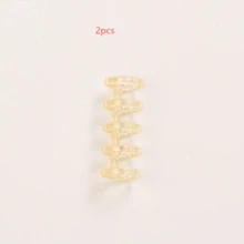 5-Hole Plastic Multi-Color Segmented Loose-Leaf Binder Clips, Creative DIY Notebook Binding Rings - 2pcs - View 16