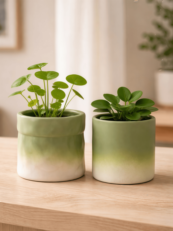 1个植物花盆，室内外植物种植容器，花园和家居装饰