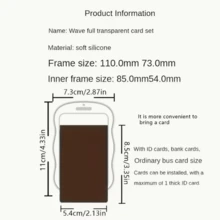 Un conjunto de documentos de identificación retráctiles de alta resistencia con llavero y pulsera, funda transparente para tarjetas con hebilla de bloqueo de , diseño antirrobo, funda duradera para tarjeta de identificación, tarjeta de estudiante, tarjeta de campus, adecuado para la temporada de regreso a clases, regalo ideal - Llavero pequeño - Ver 2