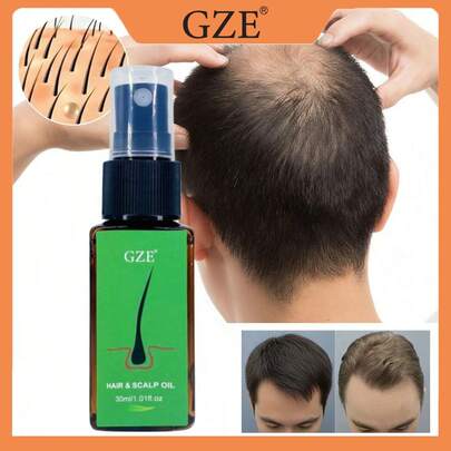 1瓶 GZE 护发头皮滋养油，强韧干枯发丝，适合干性发质