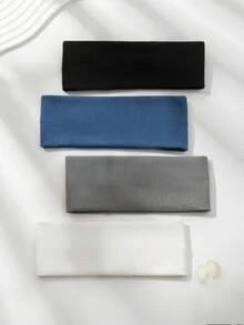 1/3pcs Sports Solid Color Headbands, Suitable For Daily Wear - Multicolor - View 2