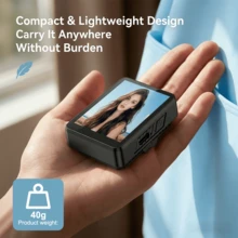 Mini Vog Selfie Display, Wireless Screen Duplication, Adjustable Brightness In Four Levels, Works With Apple And Android, Perfect For Tk Live And Vog Production, Useful Gadget, Selfie Stick - Modern Style - View 1