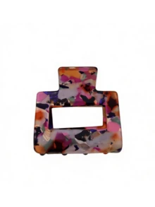 1 chiếc kẹp tóc hình móng vuốt cá mập kiểu Mỹ cổ điển, nhuộm tie-dye, thiết kế tối giản thanh lịch dành cho nữ, thích hợp cho mùa hè, kỳ nghỉ, du lịch. - Nhiều màu - Xem 7