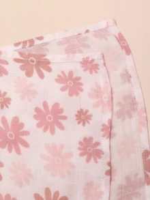 四季通用薄紗竹纖維嬰兒包巾 3 件組，100*100cm，柔軟舒適，附 Oeko 認證 - 彩色 - 查看 5