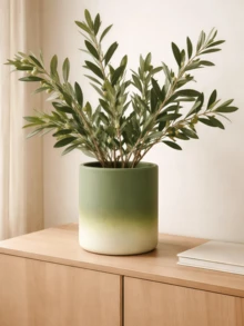 1个室内植物盆，现代风格，适用于园艺、阳台植物和家居装饰 - A - 查看 4