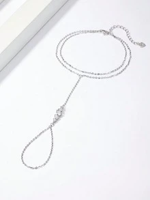 1 chiếc dây chuyền bạc S925 cao cấp kiểu dáng châu Âu và Mỹ, thiết kế cá nhân hóa, nhẹ nhàng, đính đá Zirconia, thích hợp cho nữ giới đeo hàng ngày, hẹn hò, du lịch, đám cưới, dự tiệc, làm quà tặng ngày lễ. - Nhiều màu - Xem 9