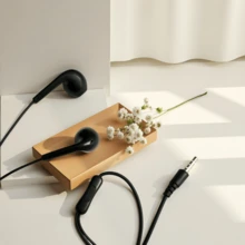 1pc Color 6 Colors Can Choose From 3.5mm In-Ear, In-Ear, Semi-In-Ear Wired Headphones, Built-In Microphone, High-Definition Calls, Music Headphones, Student Headphones, Running Sports Mobile Phone Headphones Compatible Apple I P Hone, Sam S Ung, X Iaomi, Honor, Hua Wei, One Plus And Other Android Phones, PSP/MP3/MP4/IPod/Computer/Game Console And Other Type-C Interface Devices, Student Gift Headphones, Running Sports Holiday Gift Headphones - View 5