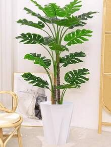 1 pieza Maceta grande y gruesa con forma de diamante, maceta de plástico de resina para flores y plantas para el balcón, la sala de estar - A - Ver 8