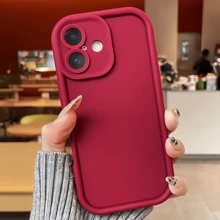Bộ 3 ốp lưng điện thoại chống rơi màu trơn tối giản, tương thích với Apple 17, 16, 15, 14, 13, 12, 11 Pro Max, Air, áp dụng cho các dòng máy khác. - Nhiều màu - Xem 6