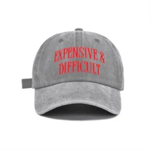1pc Women's "Expensive & Difficult" Embroidered Letter Trucker Hat, Casual Baseball Cap, Suitable For Spring, Autumn, Street, Travel, Beach Vacation - Nhiều màu - Xem 15