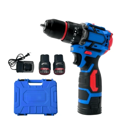 一套18V无刷无绳电钻/起子机，大功率电钻套装，适用于家具组装和家居维修，是送给男士的理想礼物，便携式手持电动工具