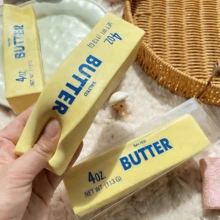 慢回弹黄油棒，解压黄油棒玩具，软捏减压玩具，慢回弹软捏弹性奶酪棒，恶作剧玩具，填充物，减压玩具 - 多色 - 查看 5