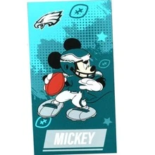 Disney Mickey Mouse NFL Eagles Beach Towel - 彩色 - 查看 2