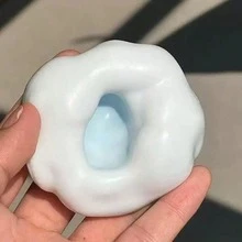 4cm Handmade Plastic Shaped Mochi Stress Relief Toy, Ultra-Thin Handcrafted Textured Ball, Squeeze To Release Pressure - View 9