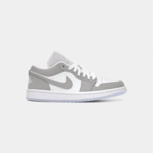 Jordan 1 Low Wolf Grey (Women's) - Grey - View 1