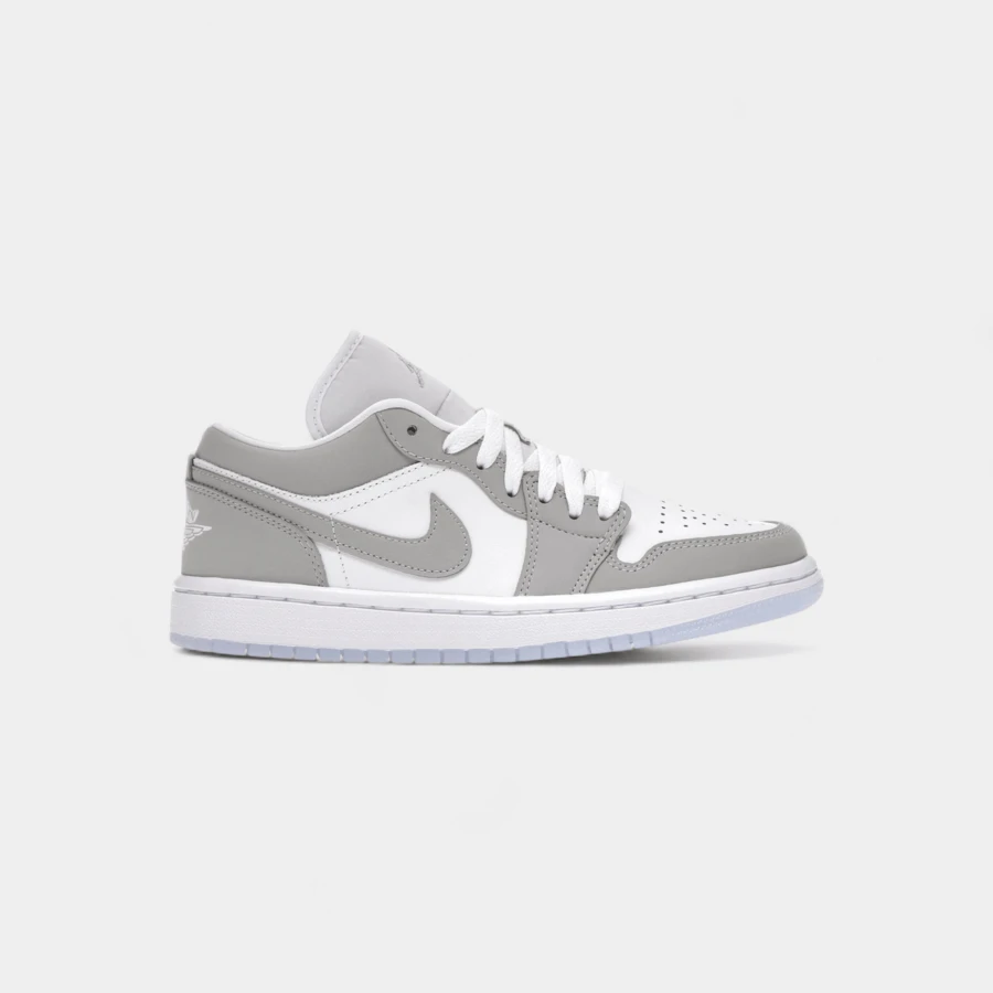 Jordan 1 Low Wolf Grey (Women's) - Grey - View 1