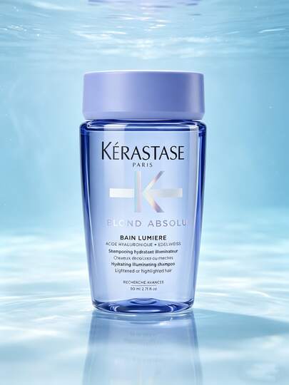 Kérastase 80毫升/2.7盎司旅行装亮泽洗发水，控油，柔顺，抚平毛躁，深层清洁