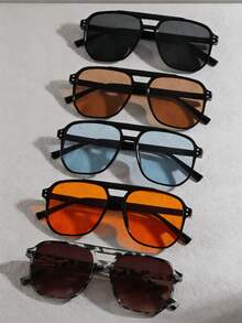 5 pares de clásicas y retro de moda casual para vacaciones de verano, unisex - Multicolor - Ver 2