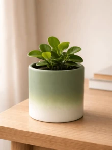 1个室内植物盆，现代风格，适用于园艺、阳台植物和家居装饰 - A - 查看 6