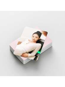 Bộ 92 món - Thẻ ủng hộ Jennie (60 thẻ + 32 sticker), thẻ LOMO hai mặt, thiệp chúc mừng, thẻ đánh dấu sách, quà tặng ngày lễ, quà Giáng sinh. - Bộ - Xem 8