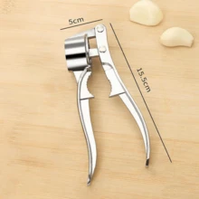 1. Dụng cụ ép tỏi bằng thép không gỉ, màu bạc hiện đại, đa chức năng, dụng cụ nhà bếp, đồ dùng nhà bếp, ... - Nhiều màu - Xem 2