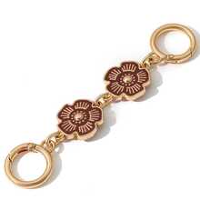 1条/2条装包带延长链，手提包肩带延长链配件，适用于托特包、单肩包、斜挎包，包带挂饰，包链配件，教师礼物 - 棕色 - 查看 9