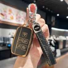 Keychain TPU Car Key Case Shell Cover Fob For Land Rover Range Rover Evoque Sport Freelander Discovery Velar For XE XF XJ Gifts For Mother, Father, Graduation, And Teacher - Multicolor - View 6